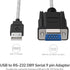 SABRENT 6-FT USB to RS-232 DB9 Serial 9 pin Adapter (Prolific PL2303) (SBT-USC6K)...