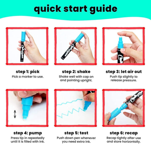 Chalk Markers Fine Tip (10 Pack, 1mm Extra Fine Point) - Neon Liquid Chalk Pens for Blackboards, Chalkboard, Bistro, Car Windows, Dry Erase Boards...