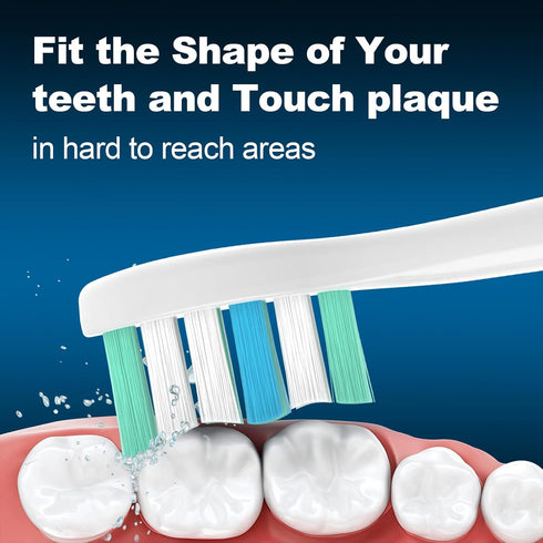 MRYUESG Replacement Toothbrush Heads for Philips Sonicare Replacement Heads, 10 Pack, Electric Tooth-Brush Head Compatible with Phillips Sonic Car...