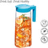 Amazing Abby - Slim - Tritan Pitcher (64 oz), Unbreakable Plastic Water Pitcher with Lid, BPA-Free, Heat-Resistant, Dishwasher-Safe, Great for Bot...