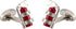 Knighthood Men's Red Fire Extinguisher Shape Cufflinks Red Shirt Cuff Links Business, Wedding Gifts with Gift Box...
