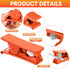 PTFE Plastic Tubing Cutter Hose Tube Cutter Pipe Cutter Accurate Tube Cutting Tool for Nylon PVC PU Tube and Hose Cut up to 3/4 Inch OD Tube (Red,...