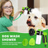 Pup Jet Dog Wash Hose Nozzle Foam Sprayer Dog Horse Sprayer Wash Hose Attachment Soap Dispenser Bottle Nozzle Sprayer Washing Shower Pet Bathing T...