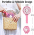 VersionTECH. Mini Handheld Fan, USB Desk Fan, Small Personal Portable Table Fan with USB Rechargeable Battery Operated Cooling Folding Electric Fa...