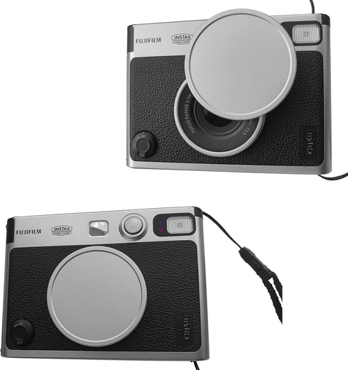 Lens Cap + Screen Protector Cover for Fujifilm Instax Mini Evo Camera(for Accessories),LCD + Lens PET Flim+Aluminum Mini Fuji Evo Lens Cap with Fl...