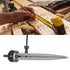 Dovetail Guide, Flat Leg Spring Marking Gauge 7.1in Adjustable Carbon Steel Woodworking Dividers Compass Caliper Marking, Industrial Feeler gauges...