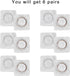 Betoplin 10 Pairs Magnetic Snaps, PVC Hidden Sew on Snaps Fastener Magnetic Closures for Purses Clothing Handbag...