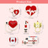Cute Medicine Enamel Lapel Pin Set, LEEFONE 7 PCS Cartoon Stethoscope Heart Beat Badges Brooch Pins for Doctor Nurse Medical Students Clothing Bag...