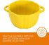 Bruntmor Ceramic Ramekins with lids oven safe - Serving Pot for Food, Soup - Adorable Pumpkin-Shaped Tabletop Decoration - Locks in Flavor with Po...
