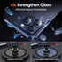 2 Pack Camera Lens Protector for iPhone 15 Pro Max/iPhone 15 Pro/iPhone 14 Pro Max/iPhone 14 Pro, Aluminum Alloy Sapphire Glass Camera Cover Scree...