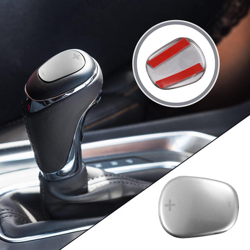 Unifizz Car Car Gear Shift Knob Cover Sticker Stainless Steel for Chevrolet Equinox 2018-2020 Silver Tone...