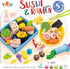 Sushi Play Food Playset Play Dough Sets for Kids Ages 4-8 Kitchen Creation Kit Toy with 5 Compound Colors Play Dough Sets for Kids Ages 2-4,Gift f...