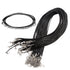 100 Pcs 2.0mm Black Necklace Cord with Lobster Claw Clasp for DIY Jewelry Making, 18 inches...