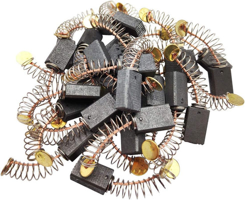 Electric Motor Carbon Brushes 30Pcs Replacement Repair Kit Self-Stop 50# 5x8x13mm for Replacement Repair Power Tool Part...
