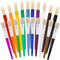 20 Pcs Paint Brushes for Kids, Big Washable Chubby Toddler Paint Brushes Kids Paint Brushes Easy to Clean & Grip Round Flat Preschool Paint Brushe...