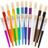 20 Pcs Paint Brushes for Kids, Big Washable Chubby Toddler Paint Brushes Kids Paint Brushes Easy to Clean & Grip Round Flat Preschool Paint Brushe...