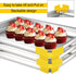 24 Pcs Tray Stackers Sets for Harvest Right Freeze Dryer Accessories Cabinet Pantry for Harvest Right Freeze Dryer Accessories Compatible with Har...