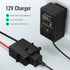 Power Wheel Charger 12 Volt with 12 AWG Wire Harness Connector for 12V Power Wheel Fisher Price Battery Power Wheel Ride-on Toys......
