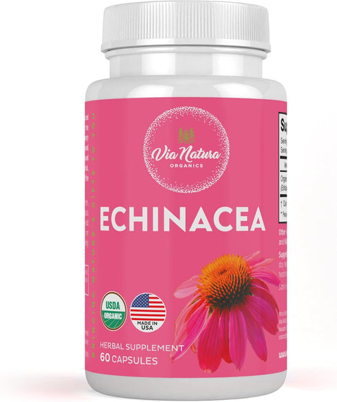 Echinacea Supplement | Natural & Organic | 60 Capsules...