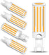 G9 LED Bulb Dimmable,75W 80W Halogen Equivalent, Warm White 2700K 8W 800LM T4 COB G9 Base LED Bulb Bi Pin Base Chandelier Lighting, No-Flicker 360...