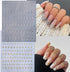 8 Sheets Star Nail Art Stickers Gold Sliver Star Nail Art Stickers Shiny GoldStar Nail Design Nail Art Supplies Gold Silver White Black Stars Nail...