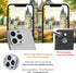 2 Pack Camera Lens Protector Compatible for iPhone 13 Pro/Max, Aluminum Alloy Metal & 9H Tempered Glass Camera Cover Shock/Water-Proof,Shatter/Scr...