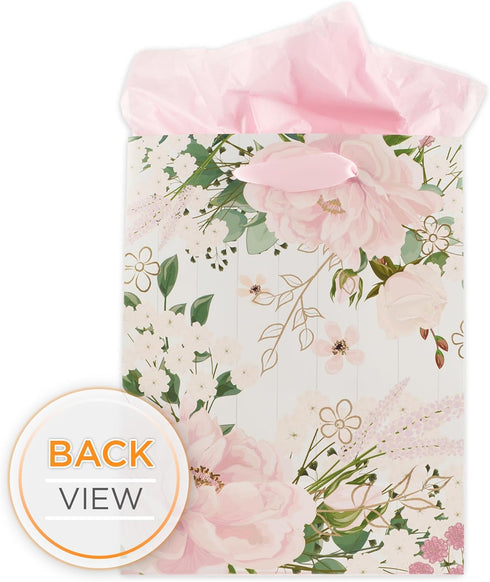 Christian Art Gifts Gift Bag/Tissue Paper Set For Moms I Love That You're My Mom, Pink, Medium...