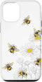 iPhone 15 bumble bee - honey bees Bee lover Daisy Flower White Case...