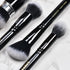 LORYP 4 Pcs Full Face Professional Makeup Brushes Set with Retractable Kabuki Airbrush For Powder,Liquid,Cream,Angled Blush Brush, Foundation Brus...