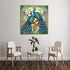 51buyoutgo Peacock 11ct Cross Stitch Kits, 11 CT Easy Funny Pre Printed Counted Stamped Cross Stitch Embroidery Needlepoint Needlework Patterns Ki...