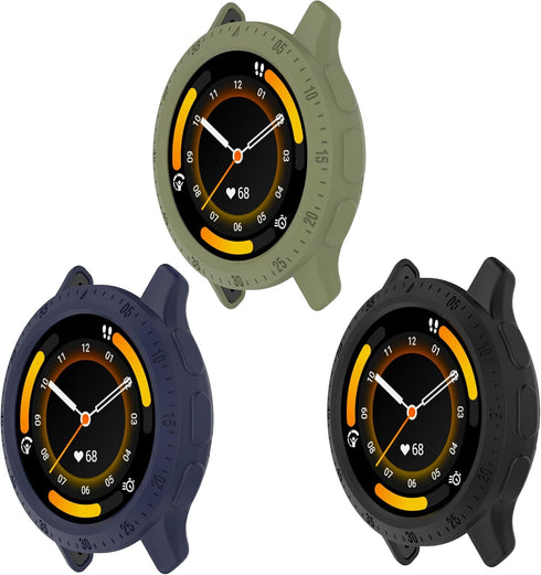 FitTurn Case for Garmin Venu 3, 1 Pack Venu 3 Smart Watch Case Protective Cover Anti Scratch Frame Bumper for Garmin Venu 3 45mm Smartwatch (3pack...