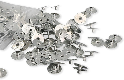 MILIVIXAY 800 pcs Candle Wick Tabs - Metal Candle Wick Sustainer Tabs...