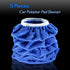 Glarks 5Pcs 9-10 Inch Car Polisher Pad Bonnet Soft Microfiber Polishing Bonnet Buffing Pad Cover for 9" and 10" Car Polisher...