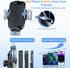 Car Phone Holder Phone Holders for Your Car Windshield Dashboard Air Vent Universal Hands Free Car Mount Phone Holder with Suction Cup Base and Te...