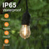 S14 LED String Light Bulbs Replacement, Edison Vintage Plastic 1W Warm White Bulb Equivalent to 11w, E26 Screw Base Shatterproof Waterproof Filame...