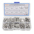 #6-32 UNC Stainless Steel Hex Socket Head Cap Screws Hex Nuts Flat Washers Assortment Kit...