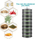 2ft Herb Drying Rack Net Mesh with Green Zippers Hydroponics,Bonus Hook Drying Rack Herbs for Plant Bud Seed, Mesh Hanging Plant Dry,Herb Dry Net ...
