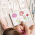 40pcs Rose Stencils for Painting on Wood Crafts Reusable Tiny Flower Stencil Art Paint on Wall Canvas Pattern Paint Floral Stencils for Card Makin...