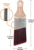ROLLINGDOG 2 Inch Angled Paint Brush for Painting Walls, Furniture, Cutting in, Trim, Detail Painting...