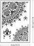 DIY Decorative Mandala Stencil Template for Painting on Walls Furniture Crafts, Mandala (A4 Size)...