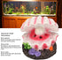Tnfeeon Aquarium Shell Air Bubbler Decoration Simulation Artificial Resin Fish Reservoir Shell Ornament with Air Bubble Stones...