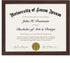 Americanflat 8.5x11 Diploma Frame with Shatter-Resistant Glass - Document Frames with Engineered Wood - Legacy Collection - Certificate Frame for ...