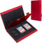 SD Card Holder, SD Card Case, LAVILI CF Memory Card Holder Case Aluminum Alloy Hard Shell, Double-Layer Capacity for 6SD Cards and 12 TF Cards Red...