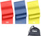 TKO Resistance Bands Set - 3 Pack - Flat Elastic Exercise Gear for Women, Men - Fitness, Workout, Light, Medium, Heavy Levels...