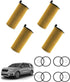 4 Pack 26320-3N000 Oil Filter Fit for Kia Carnival 3.5L Engine 2021 2022 with O-rings and Drain Plug Gaskets...