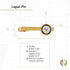 Desert Cactus United States Navy Tie Bar Logo Formal Occasion Standard Length Width (Main Seal)...