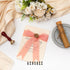 3 Rolls Blush Pink Handmade Chiffon Ribbon,1.5" x 21Yd Frayed Fringe Silk Ribbons (3 Rolls *7Yd) for Gifts Wrapping, Wedding Invitations, Bridal B...