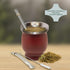 Norte Yerba Mate Cup Kit, 8-Ounces Traditional Mate Tea Cup/Gourd Set | Includes 2 Bombillas (Yerba Mate Straw) & Cleaning Brush, Stainless Steel ...