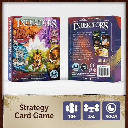 North Star Games Inheritors Card Game - Small Box Strategy - Board Game - 2-4 Players - 30 Minute Playtime - Age 10+...