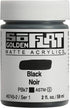 Golden SoFlat Acrylics, Black (2 fl. oz./ 59 ml Jar)...
